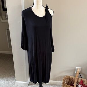 Lou & Grey chic black knit dress